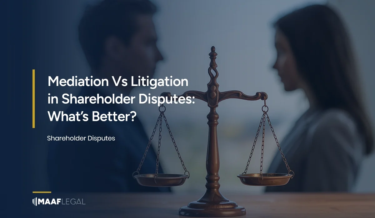 Mediation Vs Litigation in Shareholder Disputes What’s Better