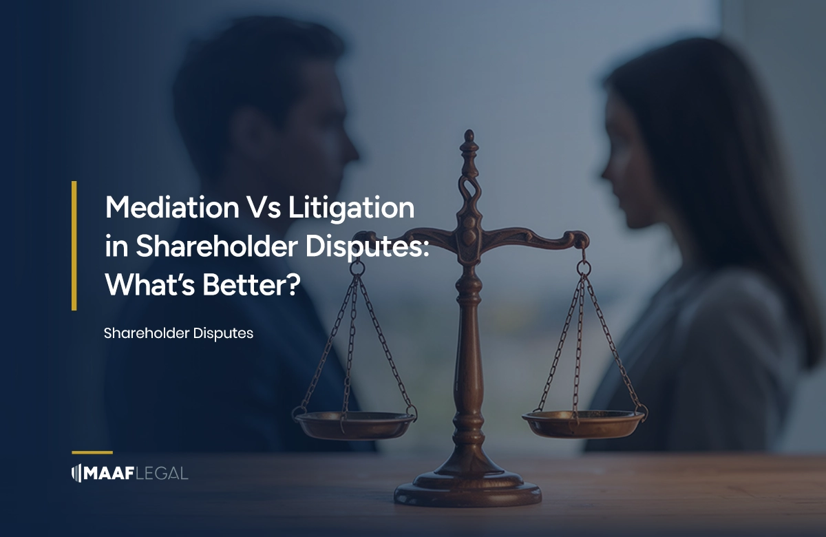 Mediation Vs Litigation in Shareholder Disputes What’s Better